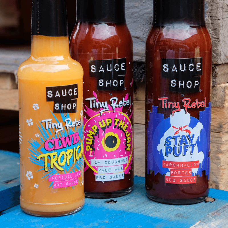  Sauce Shop X Tiny Rebel Brewing Co - Sauce Shop