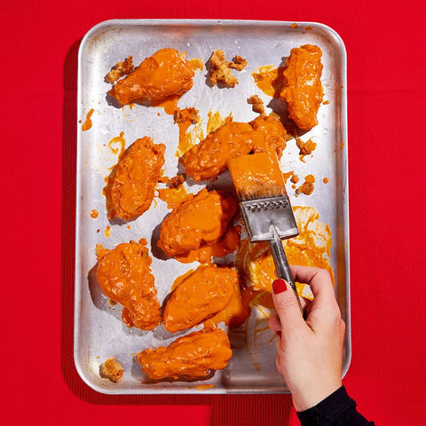 Buffalo wings using Buffalo Hot Sauce Truffalo