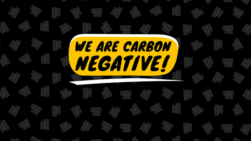  We Are Carbon Negative! - Sauce Shop