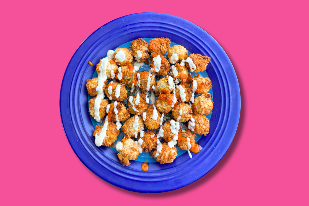  Buffalo Cream Cheese Air-Fried Olives 